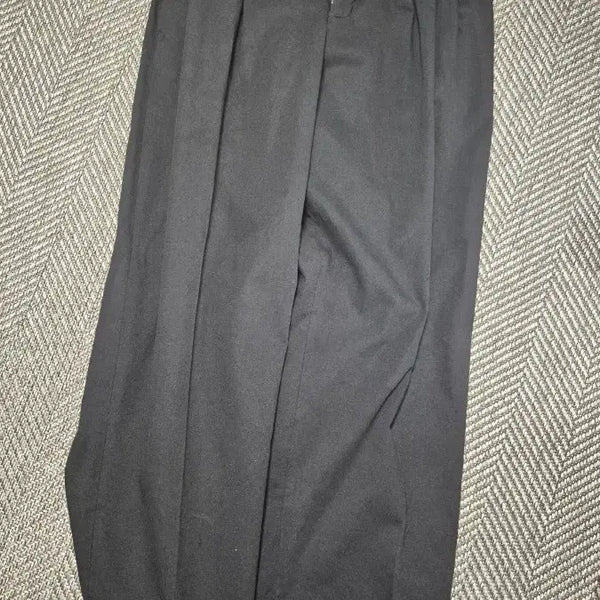 [BUNJANG] Known Wide Chino Pants Black Size 0 / 노운 와이드 치노팬츠 블랙 0사이즈