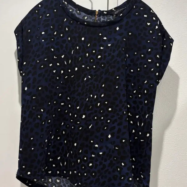 [BUNJANG] Zara Navy Summer Top Shirt Size S / 자라 네이비 썸머 탑 셔츠 S (55-66)