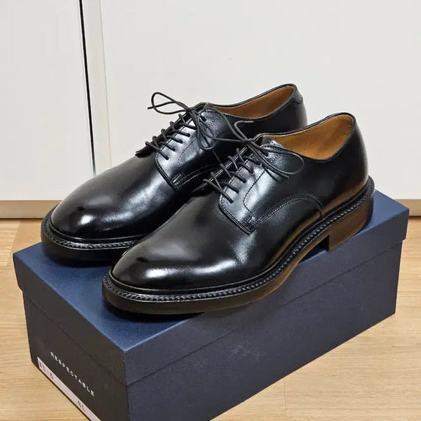 [BUNJANG] RESPECTABLE MD-6 Derby Shoes Black 25.5 (7.5) / RESPECTABLE 더비슈즈 md-6 25.5(7.5)사이즈