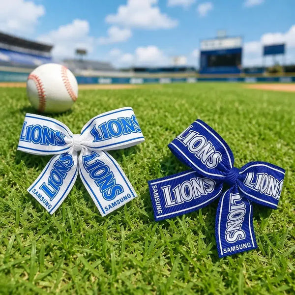 [BUNJANG] Samsung Lions Baseball Team "Dankku" Mini Ribbon Set / 삼성 라이온즈 응원 단꾸 리본세트~