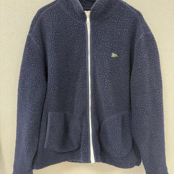 [BUNJANG] Drakes Navy Bouclé Fleece Zip-Up XL / 드레익스 네이비 부클 플리스 XL 팝니다.