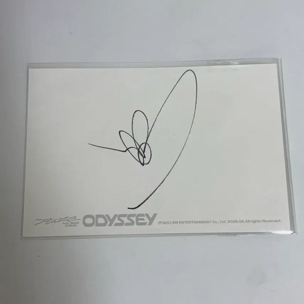 [BUNJANG] RIIZE Odyssey US Edition Sungchan Signed Postcard / 라이즈 오디세이 ODYSSEY 미국반 싸인 엽서 성찬 양도