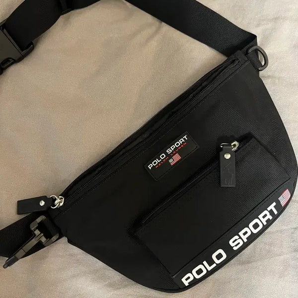 [BUNJANG] Polo Sport Waist Bag Black Crossbody Bag / 폴로 스포츠 웨이스트백 검정 크로스백 새제품