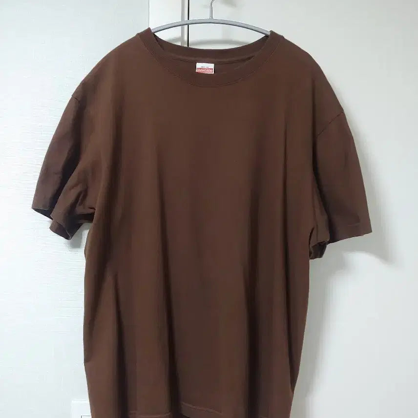 [BUNJANG] United Athle 5.6oz Cotton T-Shirt Brown (L/XL) / 반팔 무지티 / 일본 유나이티드 애슬 / 브라운 갈색