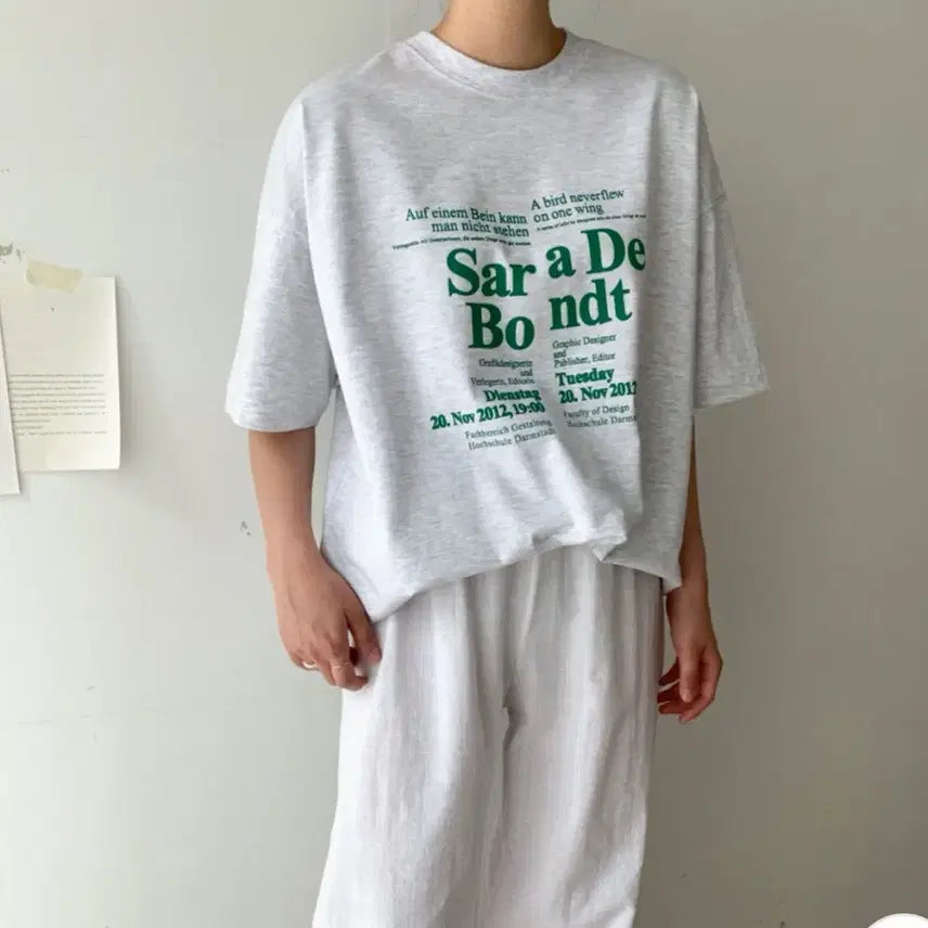 [BUNJANG] Overfit T-shirt / 오버핏 반팔티셔츠 백메란지