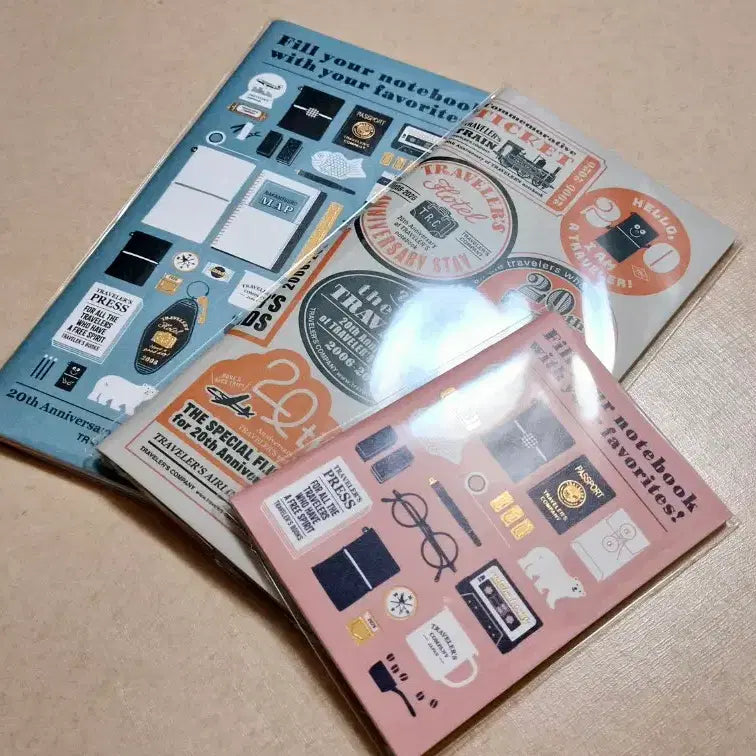 [BUNJANG] Traveler's Notebook 20th Anniversary Refill Original & Passport / 트래블러스 노트 20주년 리필 오리지널&패스포트