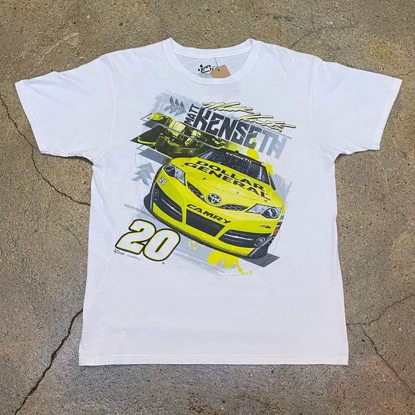 [BUNJANG] Matt Kenseth Racing Printing Short Sleeve T-Shirt Vintage USA / 미국빈티지 맷 켄세스 레이싱 프린팅 반팔 티셔츠