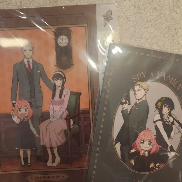 [BUNJANG] Spy x Family Clear File and Notebook Set / 스파이 패밀리 클리어 파일과 노트