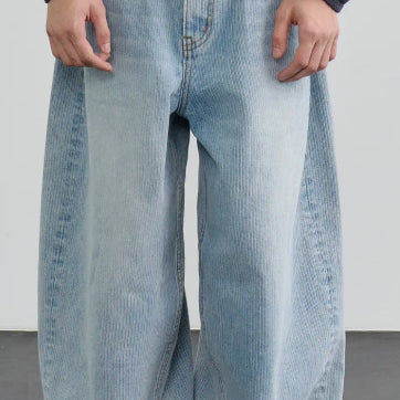 [BUNJANG] NOUN Corduroy Denim Pants Light Blue Size 0 / 노운 corduroy denim pants (light blue) (0)