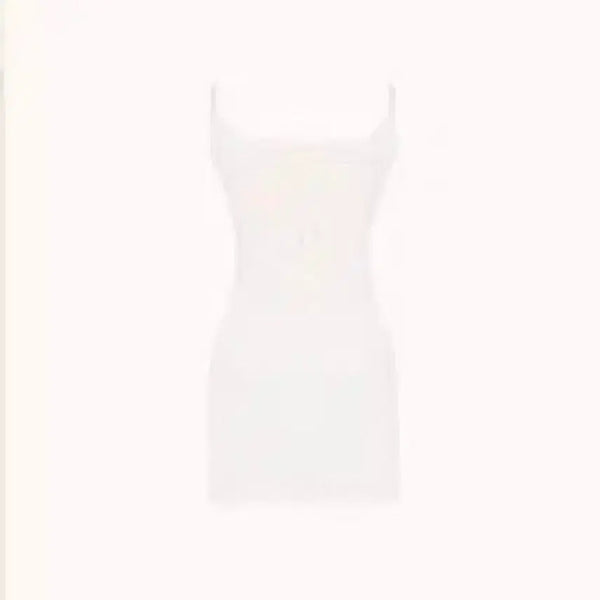 [BUNJANG] Kleesier Basic Knit Dress - White / [새상품] 클리시어 kleesier 베이직 니트 드레스