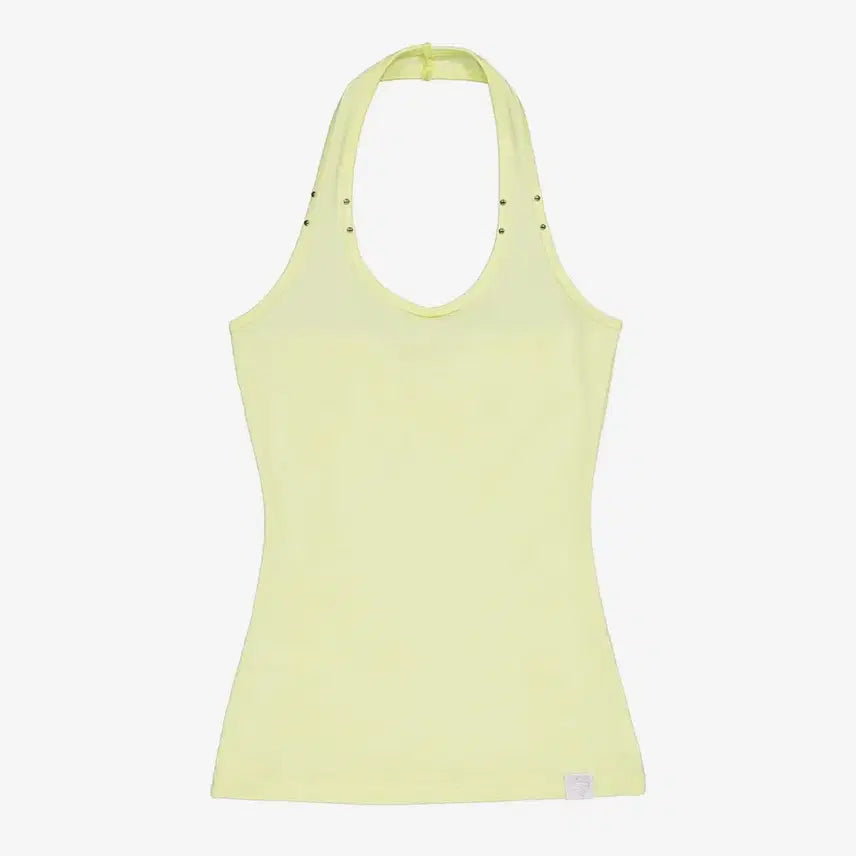 [BUNJANG] Setupexe Basic Halterneck Top Yellow / SETUPEXE 셋업이엑스이 베이직 홀터넥 탑 옐로우 새상품