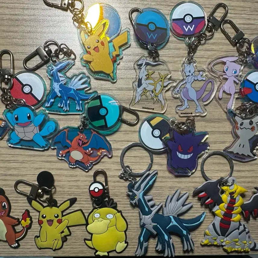 [BUNJANG] Pokemon Keychain Bundle Set / 포켓몬스터 키링 일괄