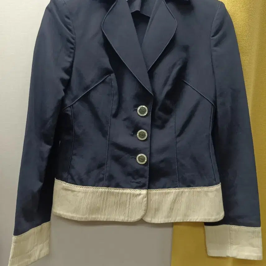 [BUNJANG] Salvatore Ferragamo Leather Trim Jacket / 살바토레 페라가모 자켓