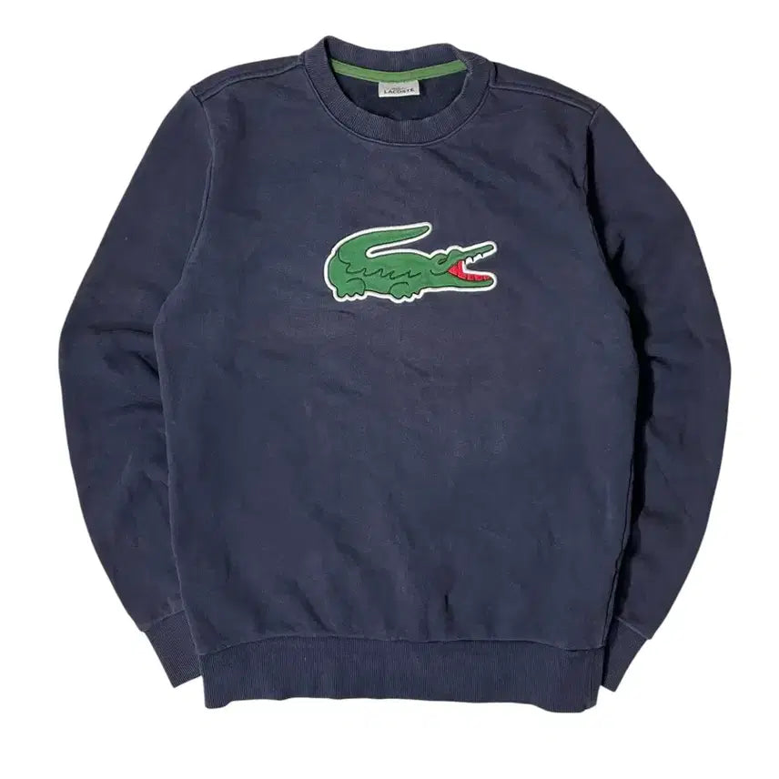 [BUNJANG] Lacoste Big Croc Sweatshirt / 라코스테 빅크록 MTM