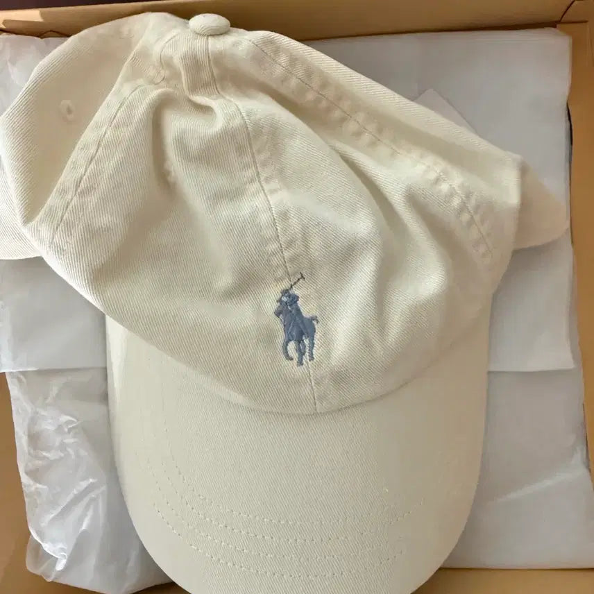 [BUNJANG] Polo Ralph Lauren Beige Baseball Cap / 폴로 랄프로렌 베이지색 볼캡 새상품