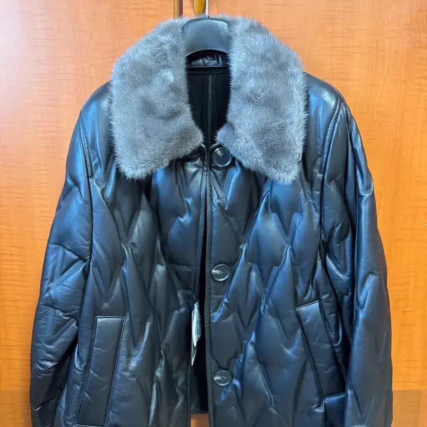 [BUNJANG] Vera Wang Quilting Lambskin Fur Jacket / 베라왕 퀄팅양가죽퍼자켓