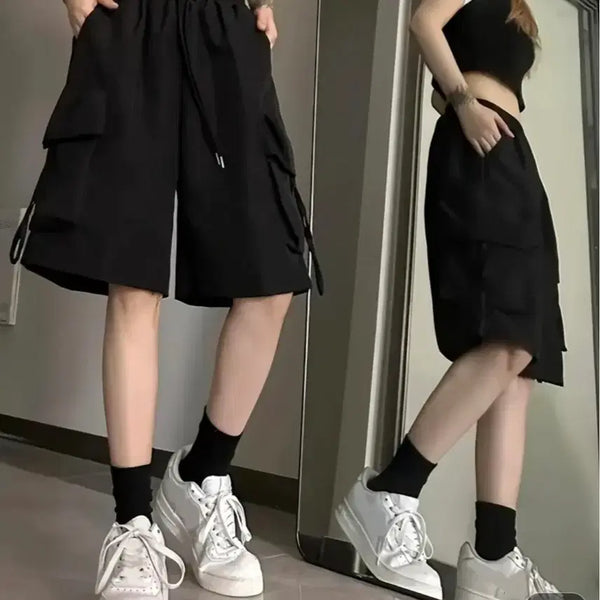 [BUNJANG] Black Cargo Shorts / 블랙 카고반바지 팝니다!