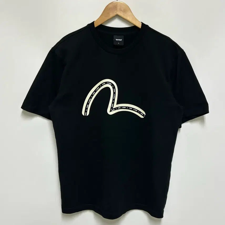 [BUNJANG] EVISU Lettering Hills T-Shirt / [남자-95]EVISU 에비수 레터링 힐스 반팔티셔츠
