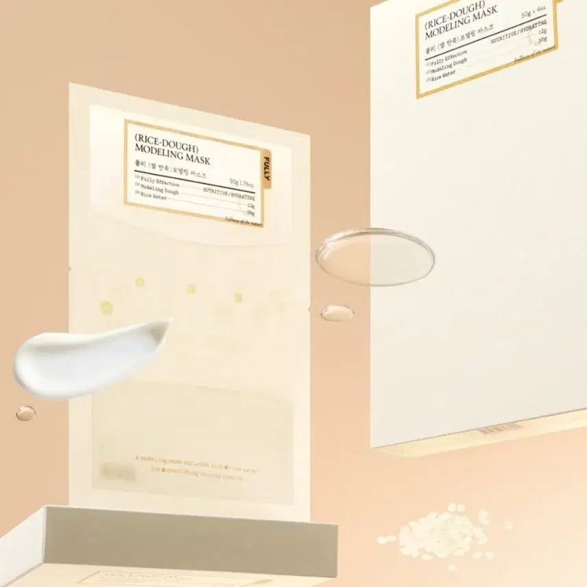 [BUNJANG] Pulley Rice Dough Modeling Mask (4 Count) / 풀리 쌀 반죽 모델링 마스크 4개입