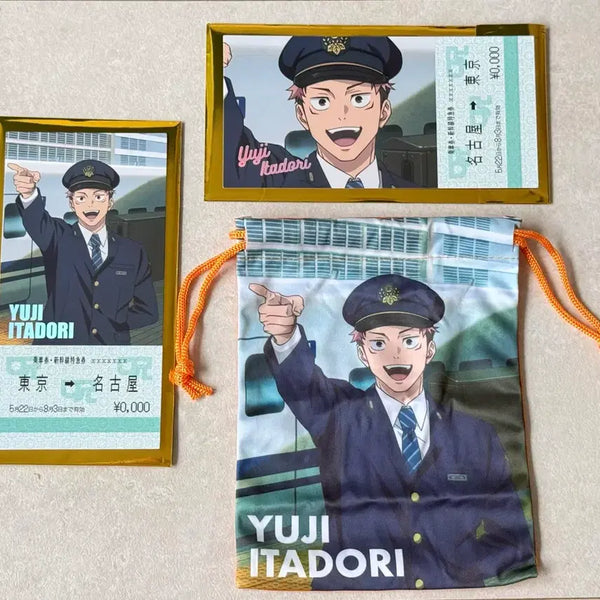 [BUNJANG] Jujutsu Kaisen Juju Tankei Shinkansen Nagoya Yuji Ticket + Pouch Set / 주술회전 쥬쥬탐방 신칸센 나고야 유지 티켓 + 파우치 세트