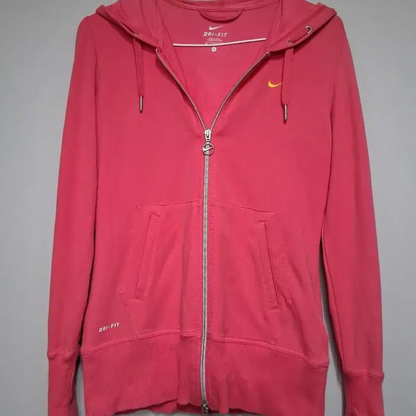 [BUNJANG] Nike Dri-FIT Hoodie Zip-Up Pink (M) / 나이키 드라이핏 후드 집업 핑크(M)