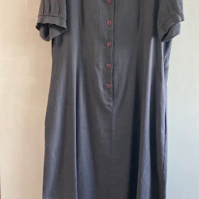[BUNJANG] Nonlocal Grey Shirt Dress / [가볍고 편함] 논로컬 그레이 셔츠 원피스