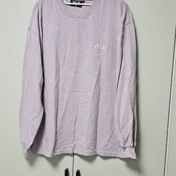 [BUNJANG] YALE Lavender Long Sleeve T-Shirt / YALE 라벤티 쭉 티