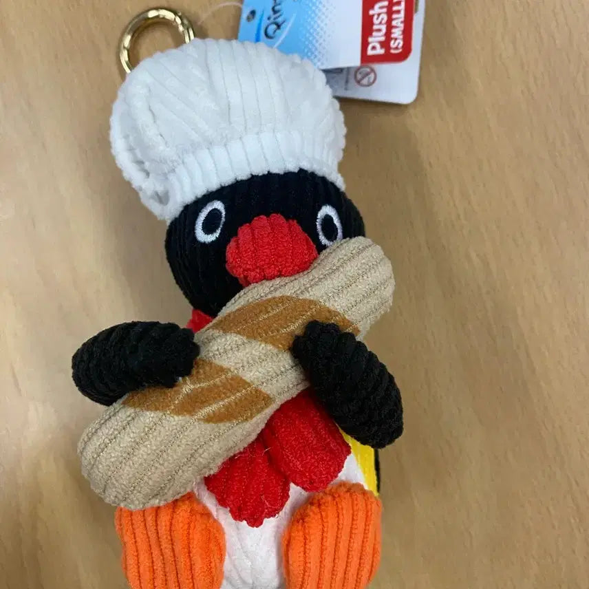 [BUNJANG] Pengsoo Baguette Plush Keychain 10cm / 새제품 펭구 바게트 인형 키링10cm