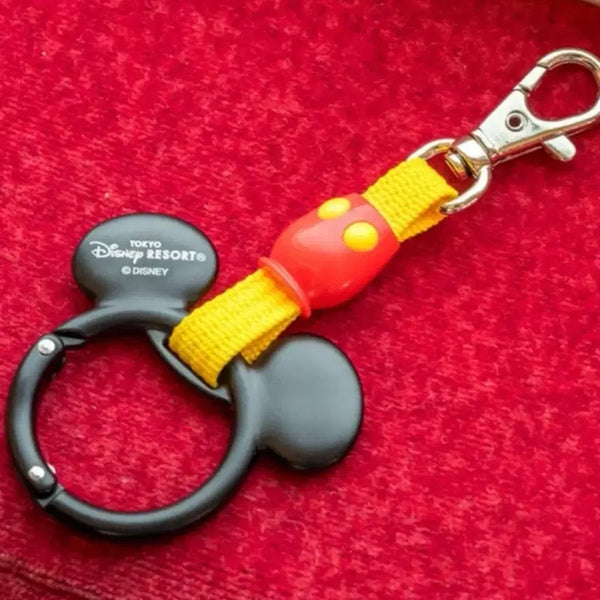 [BUNJANG] Tokyo Disney Resort Mickey Mouse Handle Carabiner Keychain / 도쿄 디즈니랜드 리조트 미니어처 미키 손잡이 카라비너 키홀더 키링