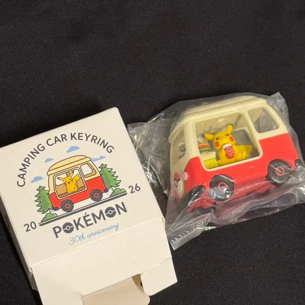 [BUNJANG] Pokemon Lotteria Camping Car Keyring Pikachu / 포켓몬 롯데리아 캠핑카 키링 피카츄