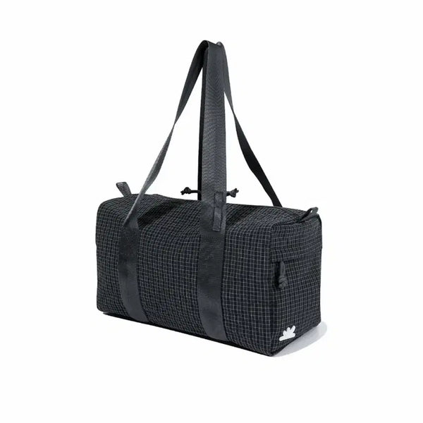 [BUNJANG] Sunlove Micro Duffle Bag Black Grid / 썬러브 더플백 Micro Duffle bag black Grid