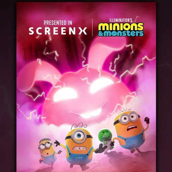 [BUNJANG] Minions & Monsters ScreenX Poster, Extra Collection Ticket, Original Slide / [미니언즈&몬스터즈] 스크린엑스 포스터, 스크린엑스 엑스트라 컬렉션 티켓, 오리지널 슬라이드