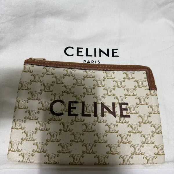 [BUNJANG] Celine Triomphe Pouch / 셀린느 트리오페 파우치