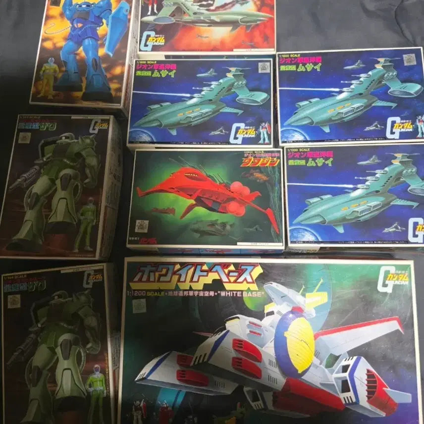 [BUNJANG] Gundam Plastic Model Kit - Z'Gok, White Base, Musai 3-Set / 건담 프라모델 즈고크 화이트 베이스 무사이 3종 세트