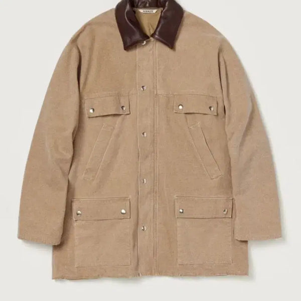 [BUNJANG] AURALEE Washed Canvas Hunting Blouson / 오라리 워시드 캔버스 헌팅 블루종