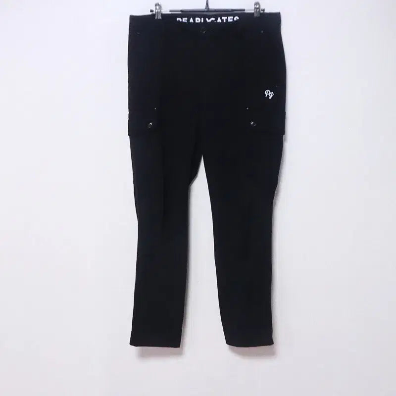 [BUNJANG] PEARLY GATES Men's Stretch Cargo Golf Pants Black / 파리게이츠 남성32인치 스판 골프 카고 바지