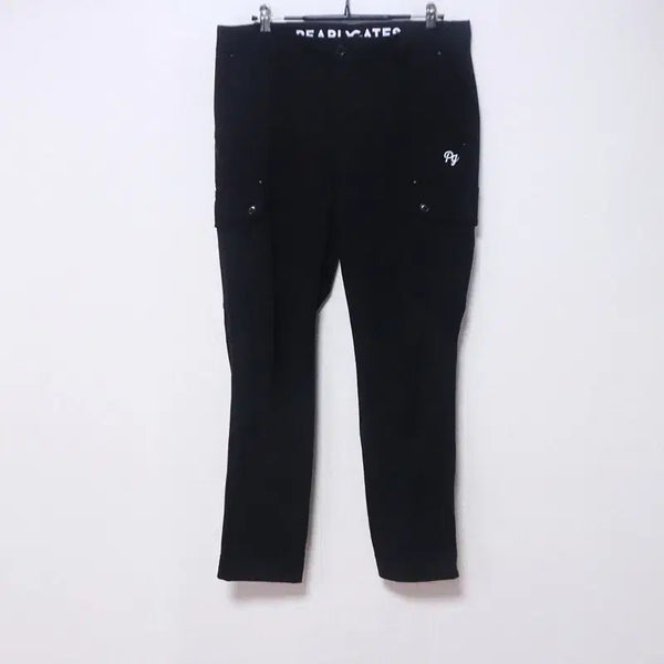 [BUNJANG] PEARLY GATES Men's Stretch Cargo Golf Pants Black / 파리게이츠 남성32인치 스판 골프 카고 바지