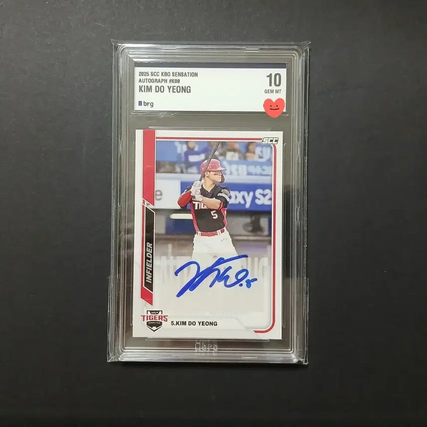 [BUNJANG] 2025 SCC KBO Kim Do-young Autographed Card brg10 / 2025 SCC KBO 김도영 친필 사인 카드 brg10