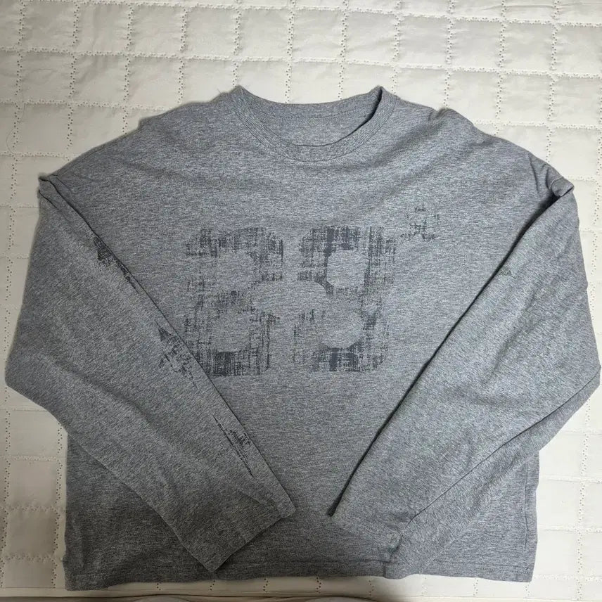 [BUNJANG] Scully Weck Diamond Crop Long Sleeve / 스컬리웩 크롭 빈티지 다이아 롱 슬리브