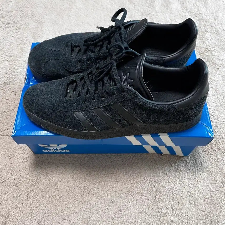 [BUNJANG] Adidas Gazelle Triple Black 270 / 아디다스 가젤 트리플 블랙 270