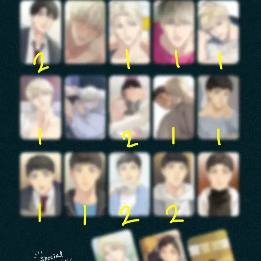 [BUNJANG] JAIME SHOP Backlight Collection Photocard Bundle Set Han Seo-in, Baek Young-woon / 원가이하) 재이미샵 백라이트 컬렉션 포토카드 백라이트 포카 컬포 재이미샵 한서인 백영운 레진 백라이트 스페셜 포카