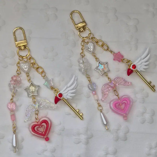 [BUNJANG] Magical Girl Beaded Keychain / 마법소녀 키링 비즈키링