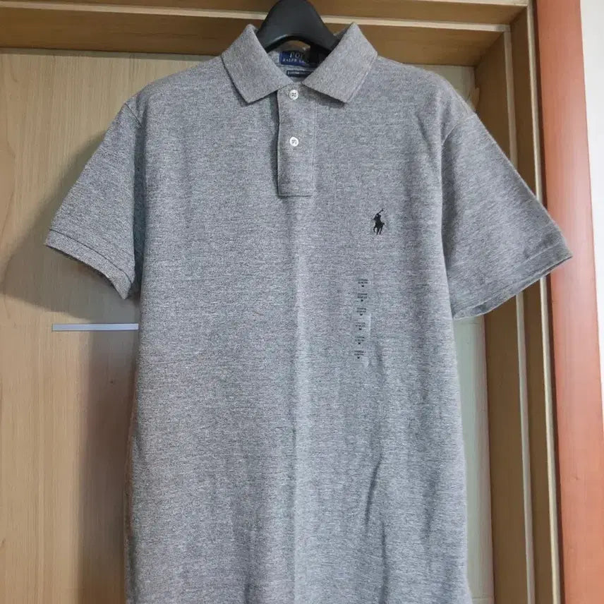 [BUNJANG] Polo Ralph Lauren Short Sleeve Polo Shirt Grey / 새상품)폴로 랄프로렌 반팔 카라티 그레이
