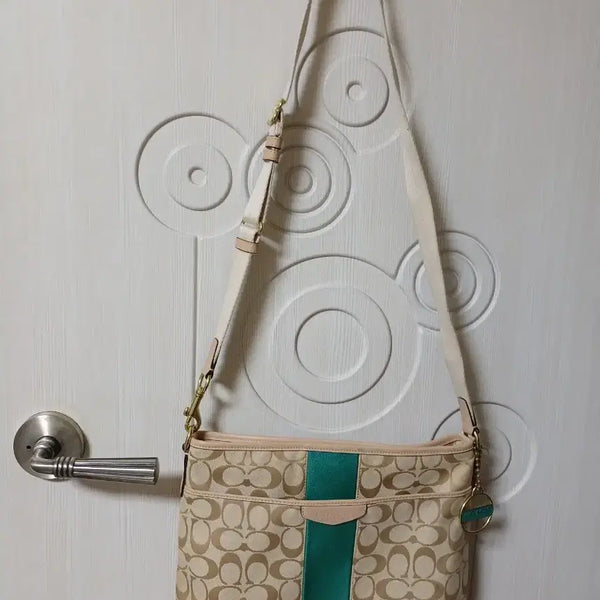 [BUNJANG] COACH Signature File Crossbody Bag / 코치 시그니처 파일 크로스바디 백