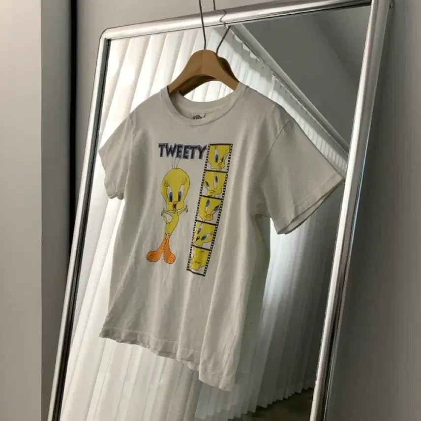 [BUNJANG] 90s Looney Tunes Tweety Bird T-Shirt Vintage Made in USA XS / 90's 트위티 루니툰즈 워너 브라더스 미국 빈티지 반팔 티셔츠 XS