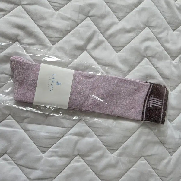 [BUNJANG] LANVIN BLANC Women's Golf Wear Socks Purple / 새상품 랑방블랑 골프웨어 양말 퍼플