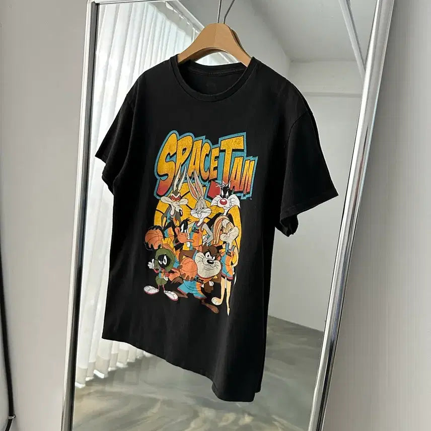 [BUNJANG] Space Jam 2 Official Lebron James Tune Squad T-Shirt Black M / Looney Tunes 워너브로스 스페이스 잼 마이클 조던 르브론 제임스