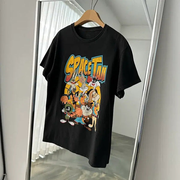 [BUNJANG] Space Jam 2 Official Lebron James Tune Squad T-Shirt Black M / Looney Tunes 워너브로스 스페이스 잼 마이클 조던 르브론 제임스