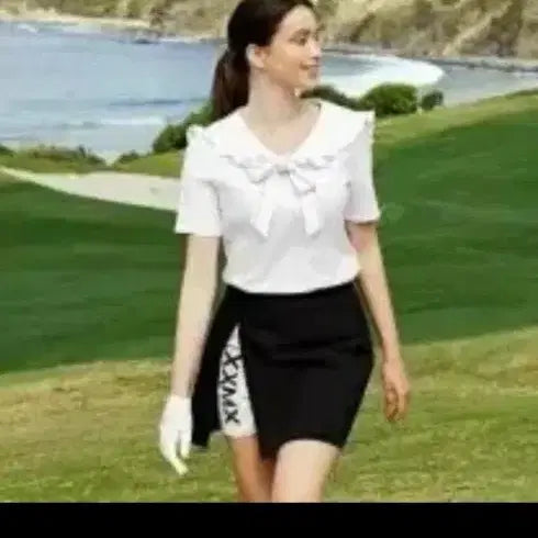 [BUNJANG] Xexymix Side Slit Golf Skirt / 젝시믹스 사이드슬릿 골프스커트