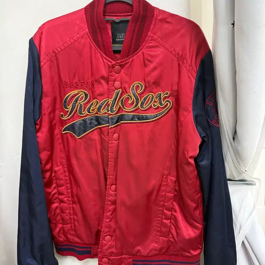 [BUNJANG] MLB Boston Red Sox Varsity Jacket / MLB 보스턴 레드 삭스 바시티 재킷